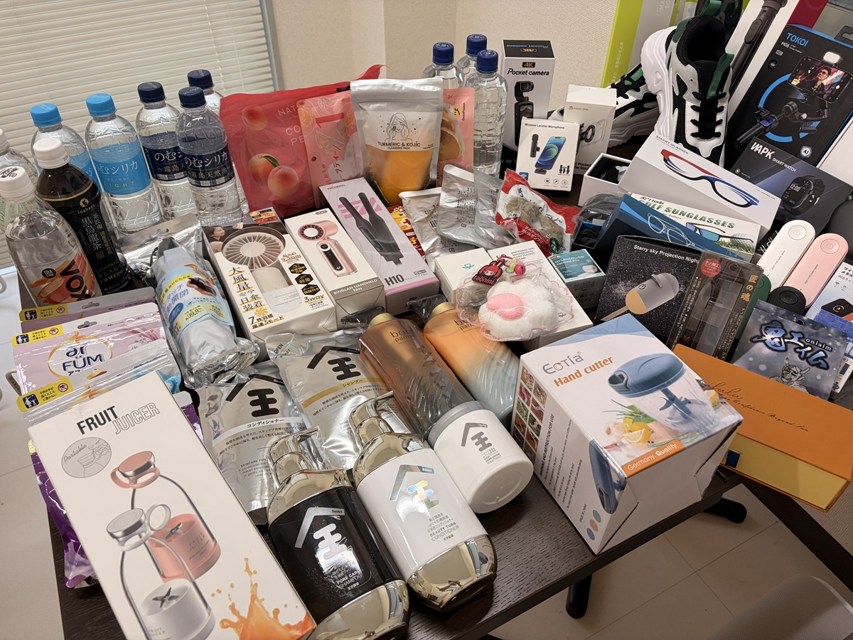 TikTokショップのサンプル商品