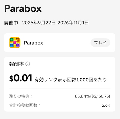 1,000再生あたり0.01ドル（1円程度）と低い